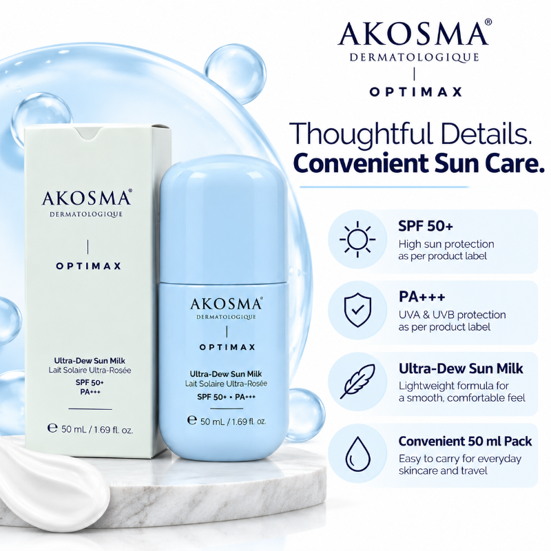 AKOSMA Optimax Ultra-Dew Sun Milk Sunscreen SPF 50+ PA+++ (50ml)