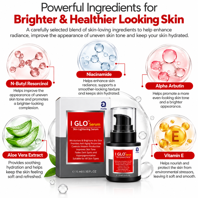 Azelia I GLO Skin Lightening Serum (15ml)