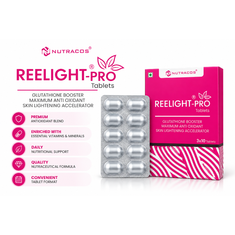 REELIGHT-PRO Glutathione Tablets for Skin Radiance 3×10 (30 Tablets)