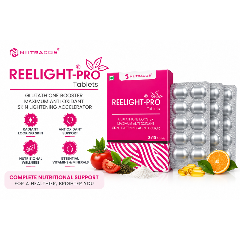 REELIGHT-PRO Glutathione Tablets for Skin Radiance 3×10 (30 Tablets)