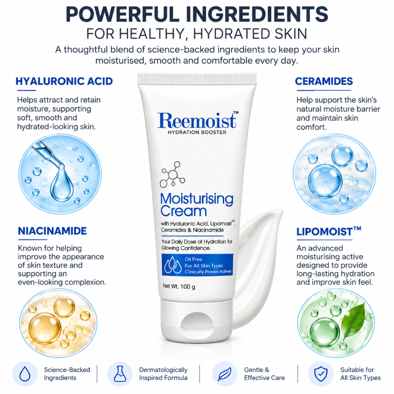 Reemoist Hydration Booster Moisturising Cream (100gm)