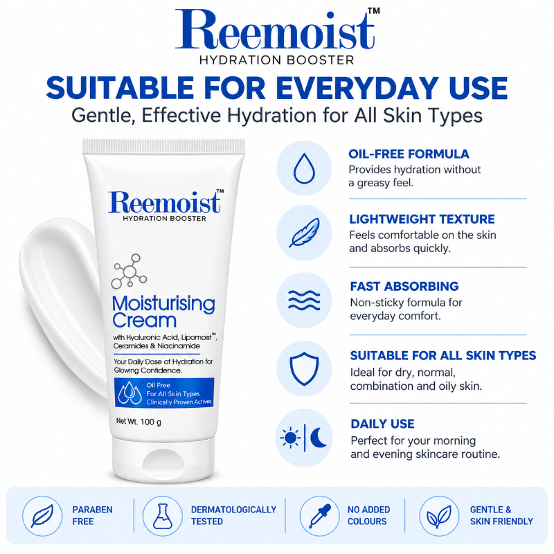 Reemoist Hydration Booster Moisturising Cream (100gm)