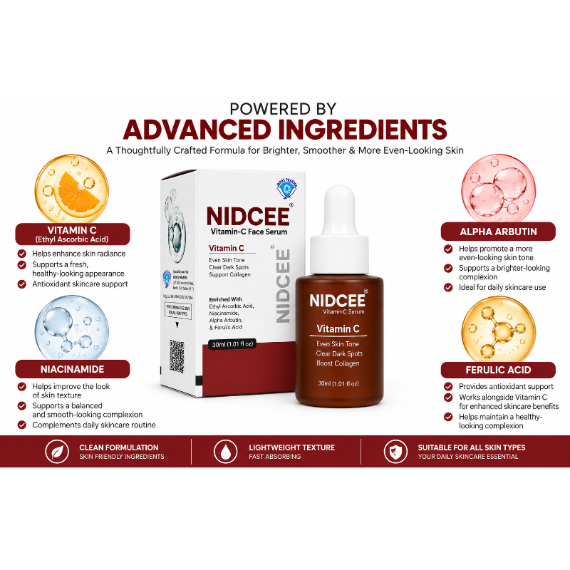 NIDCEE Vitamin C Face Serum (30ml)