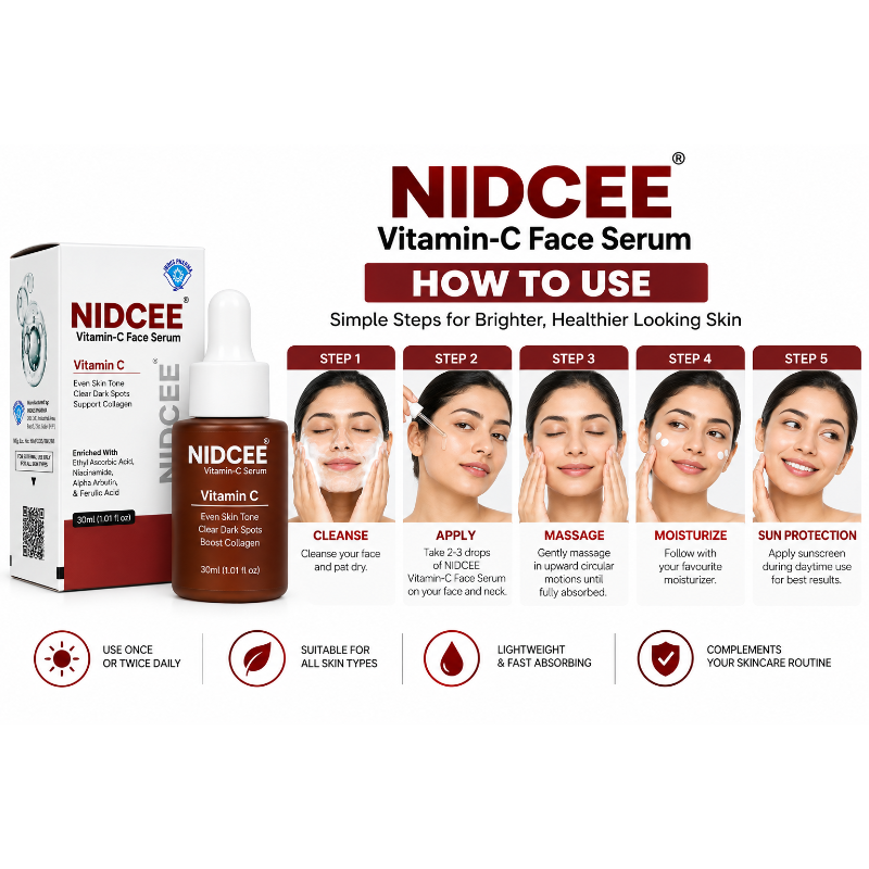 NIDCEE Vitamin C Face Serum (30ml)