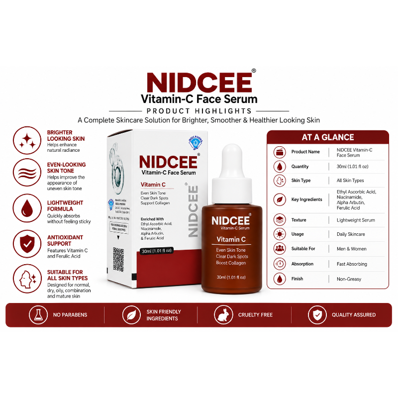 NIDCEE Vitamin C Face Serum (30ml)