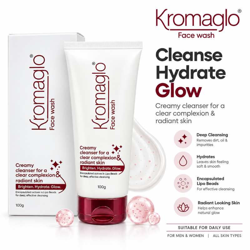 Kromaglo Face Wash for Clear & Radiant Skin (100gm)