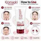 Kromaglo Face Wash for Clear & Radiant Skin (100gm)