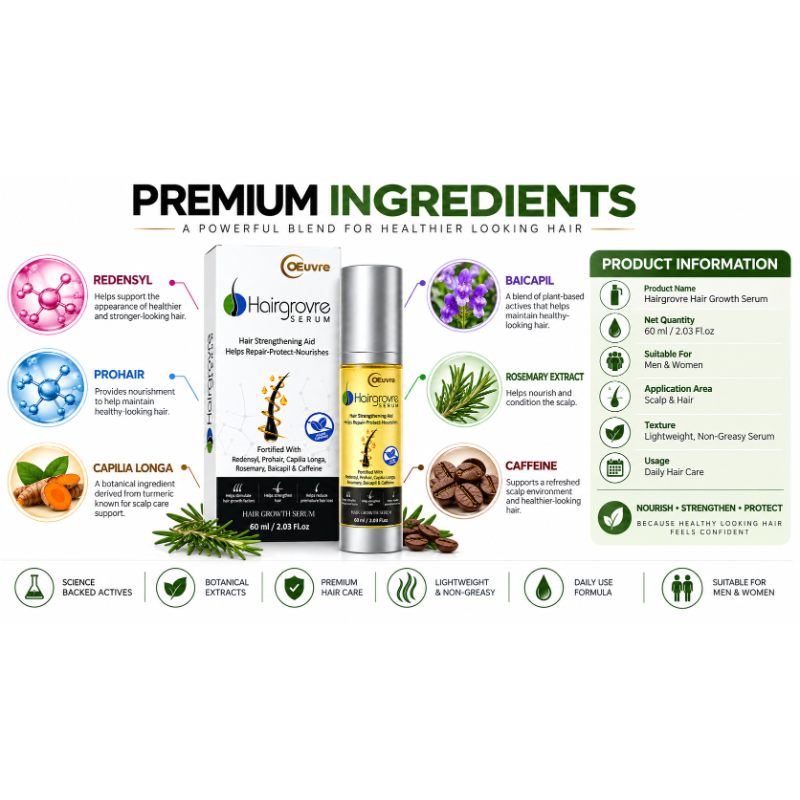 Hairgrovre Hair Growth Serum (60ml)