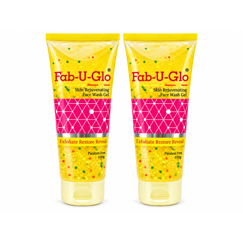 Fab-U-Glo Skin Rejuvenating Face Wash Gel 100g (Pack of 2)