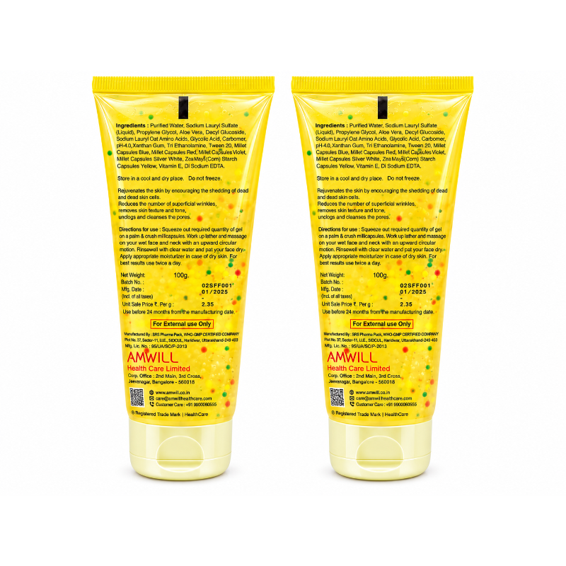 Fab-U-Glo Skin Rejuvenating Face Wash Gel 100g (Pack of 2)