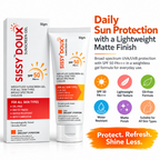 SISSY DOUX Sunscreen Gel SPF 50 PA+++ Broad Spectrum Protection (50gm)