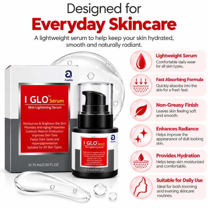 Azelia I GLO Skin Lightening Serum (15ml)