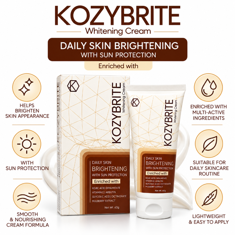 KOZYBRITE Skin Brightening Cream with Sun Protection (50gm)