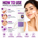 KOVITE-UV Sunscreen SPF 50 PA++++, (50gm)