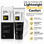 UVSKRIN SS Silicone Sunscreen Gel SPF 50+ PA+++ Broad Spectrum UVA/UVB Protection-(50gm)