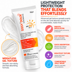 SISSY DOUX Sunscreen Gel SPF 50 PA+++ Broad Spectrum Protection (50gm)