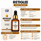 RETIGLEE Face Serum with Retinol, Licorice Extract & Vitamin E (30ml)