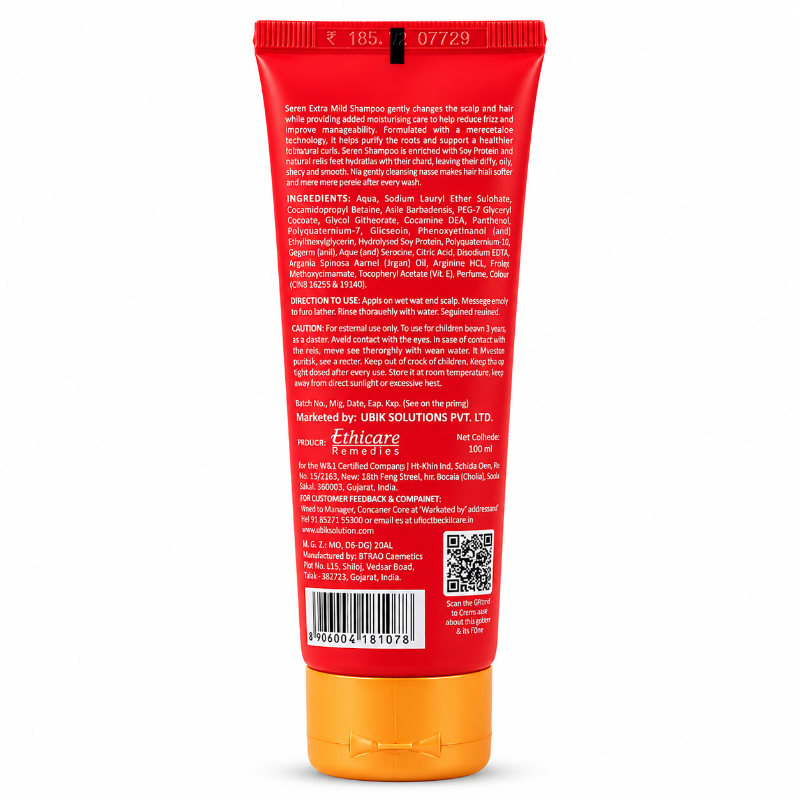 SEREN Extra Mild Shampoo 100ml-(Pack Of 2)