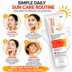SISSY DOUX Sunscreen Gel SPF 50 PA+++ Broad Spectrum Protection (50gm)