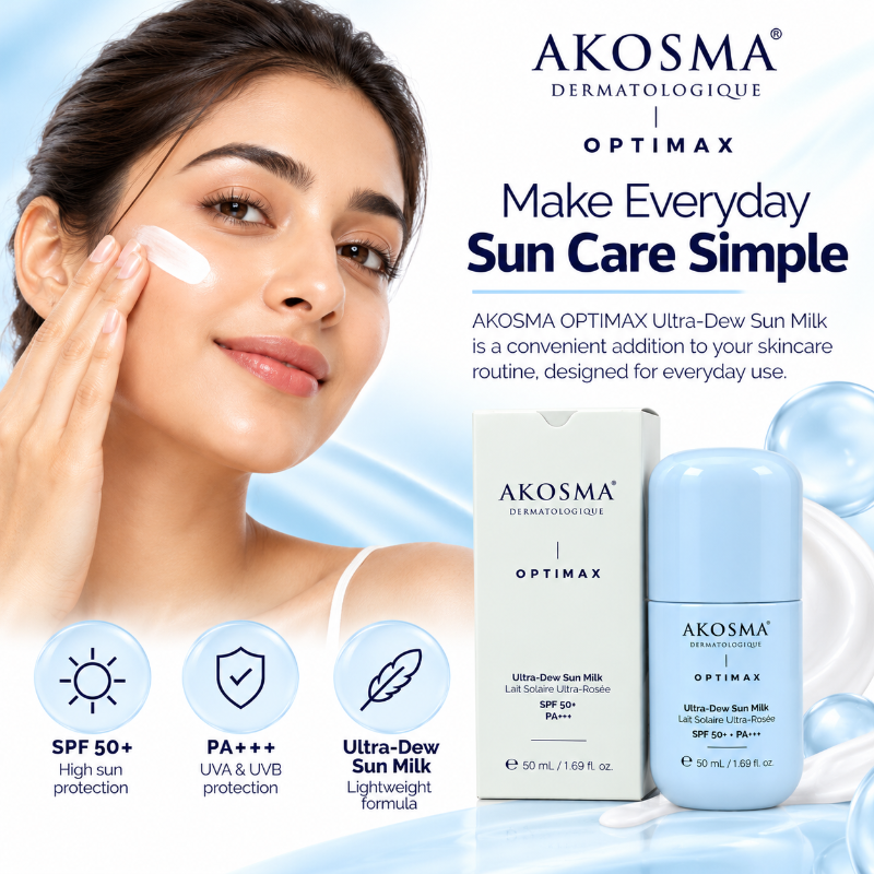 AKOSMA Optimax Ultra-Dew Sun Milk Sunscreen SPF 50+ PA+++ (50ml)